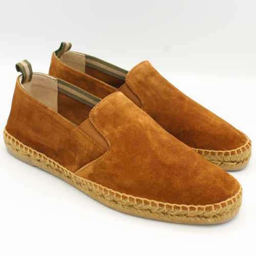 Espadrillas da uomo Castaner modello Joel in camoscio cuoio